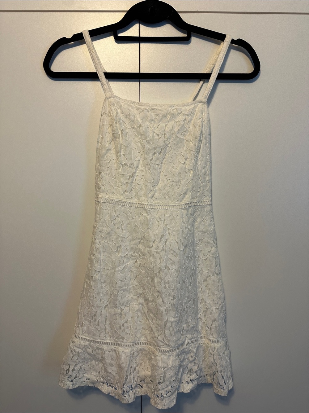 Hollister White Smocked sundress